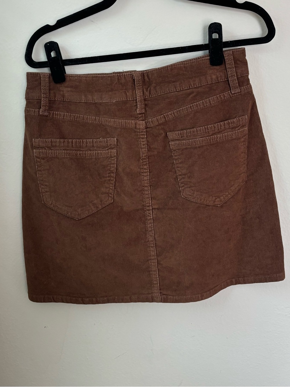 NWOT Brown Corduroy High-Rise Mini Skirt size 8 - Picture 4 of 6